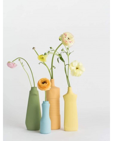 Bottle Vase 1 Fresh yellow - Modern Porcelain Flower Vase Foekje Fleur table flower living room vase kitatori switzerland