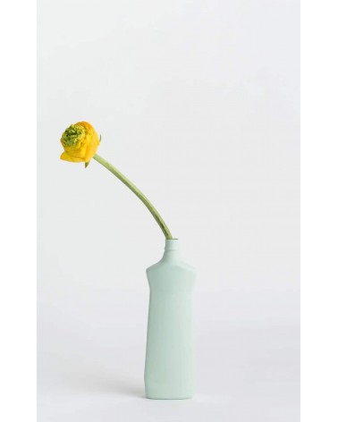 Bottle Vase Design 1 Vert Menthe - Vase à fleurs en porcelaine Foekje Fleur design fleur décoratif original kitatori suisse