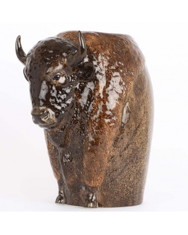 BUFALO - Grande vaso per fiori Bisonte Quail Ceramics vasi eleganti per interni per fiori decorativi design kitatori svizzera