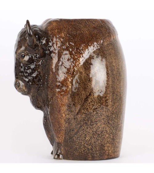 BUFALO - Grande vaso per fiori Bisonte Quail Ceramics vasi eleganti per interni per fiori decorativi design kitatori svizzera