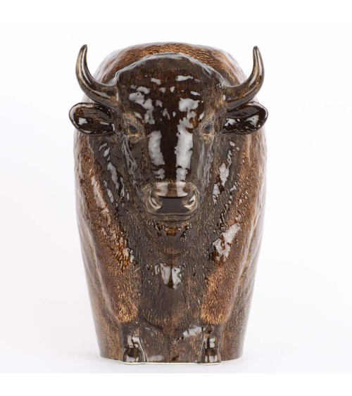 BUFALO - Grande vaso per fiori Bisonte Quail Ceramics vasi eleganti per interni per fiori decorativi design kitatori svizzera