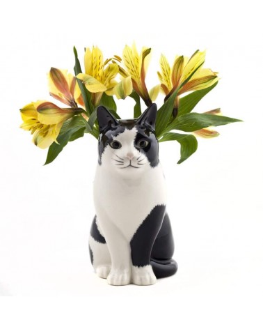 Große Katze Blume Vase - Barney Quail Ceramics vasen deko blumenvase blume vase design dekoration spezielle schöne kitatori s...