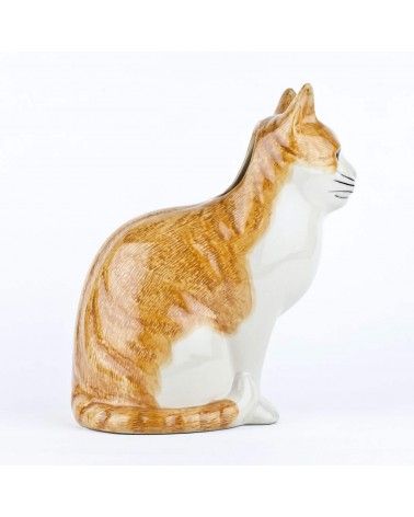 Vaso per fiori gatto - Squash Quail Ceramics vasi eleganti per interni per fiori decorativi design kitatori svizzera