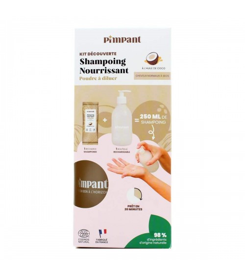 Shampoo nutriente - Kit scoperta PIMPANT il miglior shampo al naturale per capelli