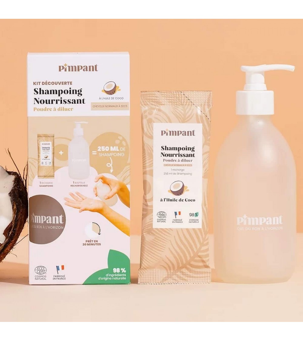 Shampoo nutriente - Kit scoperta PIMPANT il miglior shampo al naturale per capelli