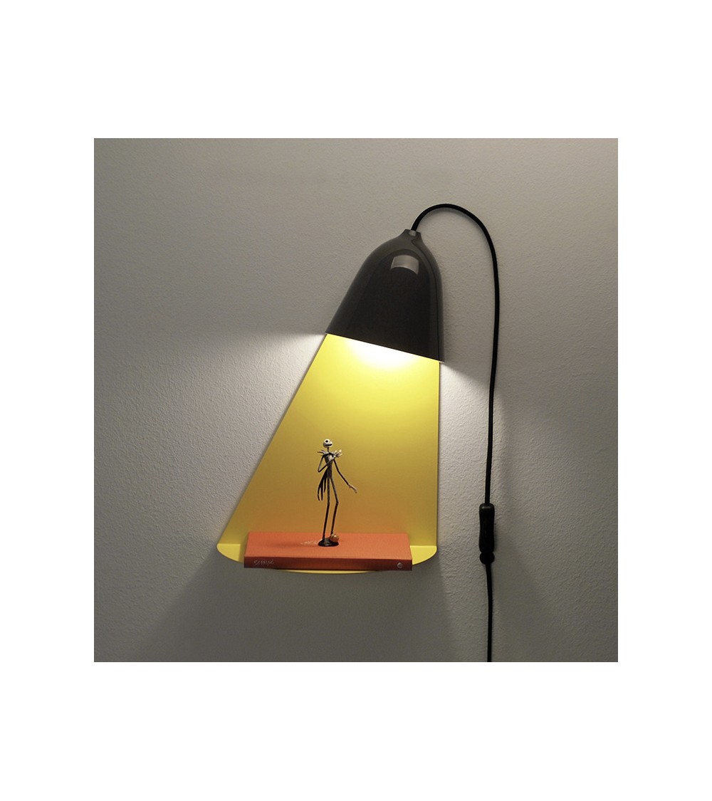 Light shelf - Nero Profondo - Lampada da parete e da tavolo ilsangisang lampade a muro design