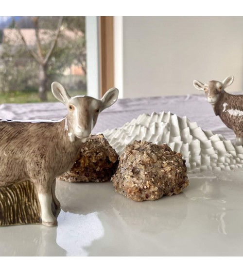 Toggenburg Goat - Salt and Peppers Quail Ceramics pots set shaker cute unique cool