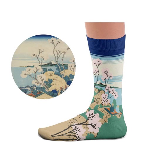 Hokusai, il Monte Fuji - Calze opere d'arte