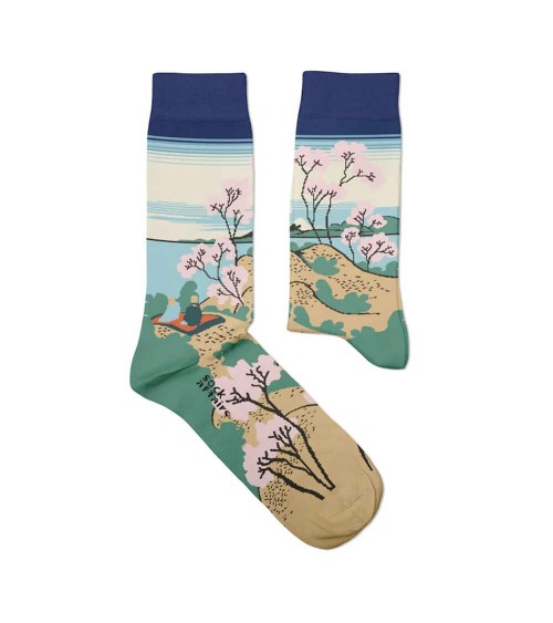 Hokusai, il Monte Fuji - Calze opere d'arte