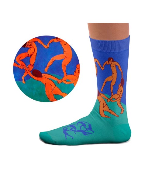 Socken Der Tanz von Henri Matisse - Kunstsocken Sock Affairs socke kuschelsocken für damen lustig herren farbige coole socken