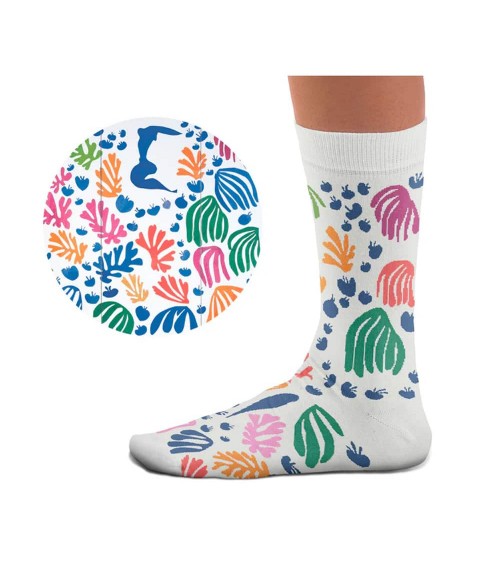 The Parakeet and the Mermaid von Henri Matisse - Kunstsocken Sock Affairs socke kuschelsocken für damen lustig herren farbige...