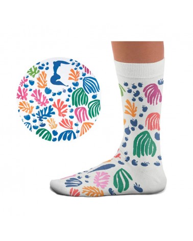 The Parakeet and the Mermaid von Henri Matisse - Kunstsocken Sock Affairs socke kuschelsocken für damen lustig herren farbige...