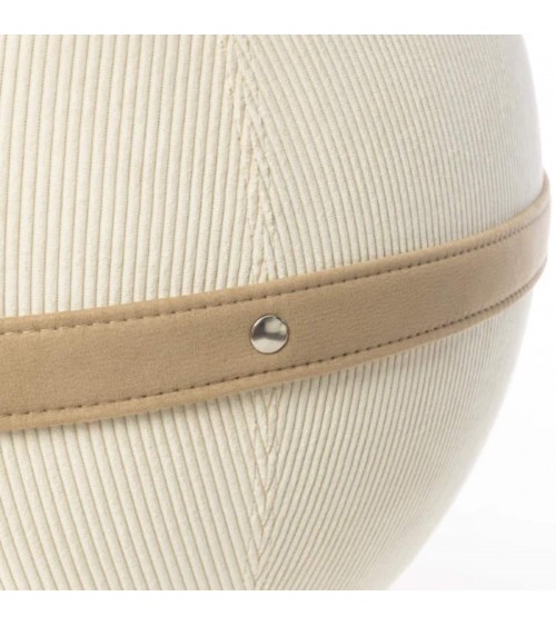 Palla Bloon Coste bianco gelsomino - Sedia ufficio ergonomica Bloon Paris palla da seduta pouf gonfiabile