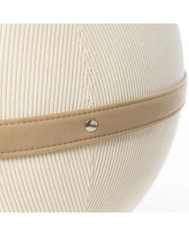Palla Bloon Coste bianco gelsomino - Sedia ufficio ergonomica Bloon Paris palla da seduta pouf gonfiabile