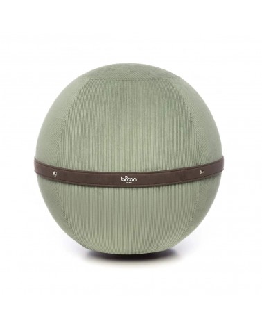 Sitting ball Bloon Corduroy Sage Green - Chair ball yoga excercise balance ball chair for office