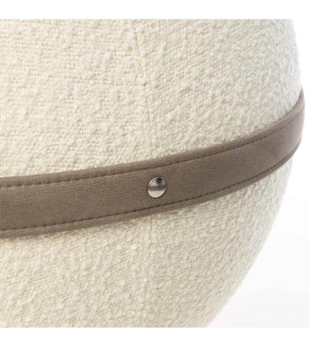 Sitting ball Bloon Bouclette Cotton white - Chair ball yoga excercise balance ball chair for office
