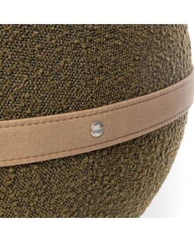 Palla Bloon Bouclette verde canopo - Sedia ufficio ergonomica Bloon Paris palla da seduta pouf gonfiabile