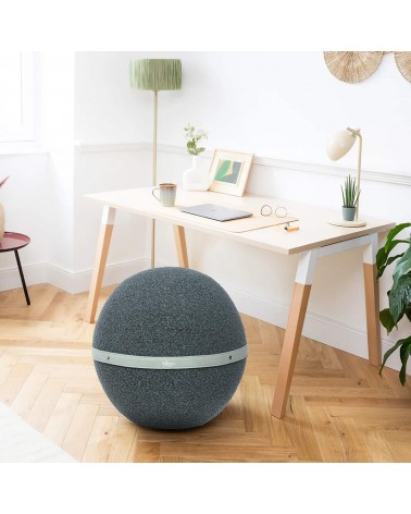 Palla Bloon Bouclette Granito - Sedia ufficio ergonomica Bloon Paris palla da seduta pouf gonfiabile