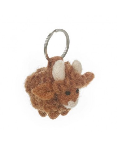 Highlands Kuh - Filz Schlüsselanhänger Felt so good geschenkidee schweiz kaufen