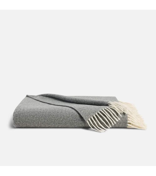 Plaid HERRINGBONE XL Grigio Vintage - Coperta per divano, Copriletto Bronte by Moon plaid per divano in lana coperta morbida ...