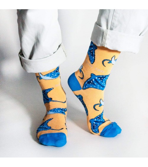Save the rays - Bamboo Socks Bare Kind funny crazy cute cool best pop socks for women men