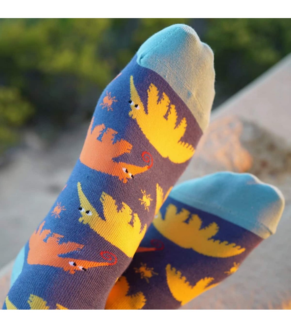 Save the anteaters - Bamboo Socks Bare Kind funny crazy cute cool best pop socks for women men