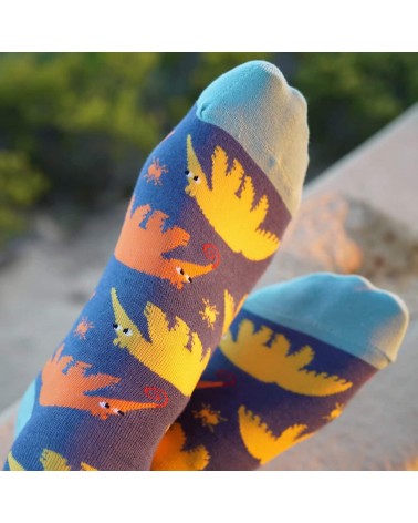 Sauvez les fourmiliers - Chaussettes en bambou Bare Kind jolies pour femme originales pour homme chausset rigolotes drole Suisse