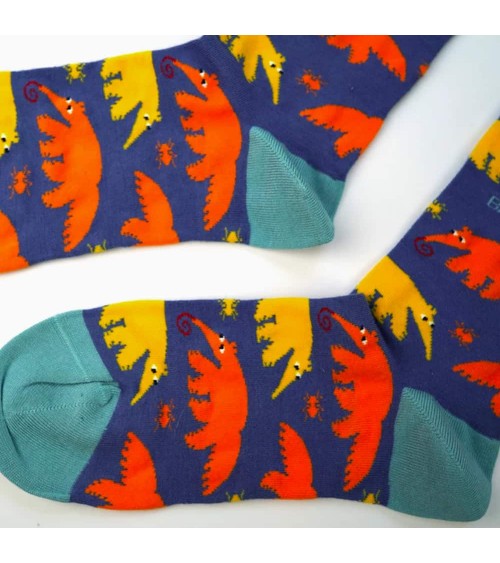 Save the anteaters - Bamboo Socks Bare Kind funny crazy cute cool best pop socks for women men
