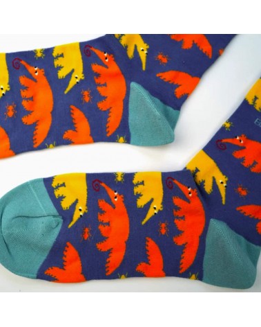 Sauvez les fourmiliers - Chaussettes en bambou Bare Kind jolies pour femme originales pour homme chausset rigolotes drole Suisse