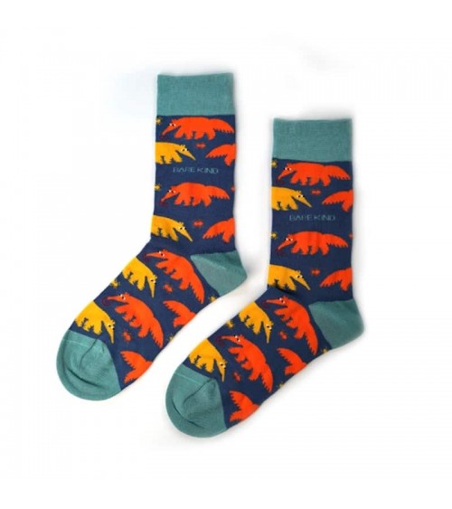 Sauvez les fourmiliers - Chaussettes en bambou Bare Kind jolies pour femme originales pour homme chausset rigolotes drole Suisse