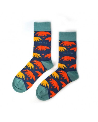 Save the anteaters - Bamboo Socks Bare Kind funny crazy cute cool best pop socks for women men