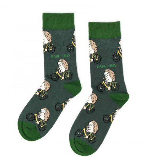 Save the hedgehogs - Bamboo Socks Bare Kind funny crazy cute cool best pop socks for women men