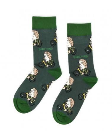 Save the hedgehogs - Bamboo Socks Bare Kind funny crazy cute cool best pop socks for women men