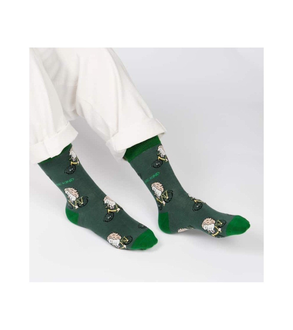 Save the hedgehogs - Bamboo Socks Bare Kind funny crazy cute cool best pop socks for women men
