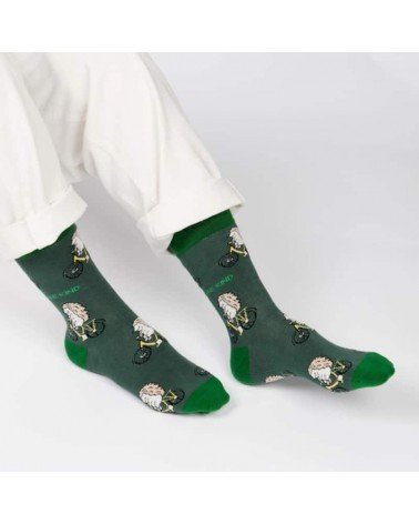 Save the hedgehogs - Bamboo Socks Bare Kind funny crazy cute cool best pop socks for women men