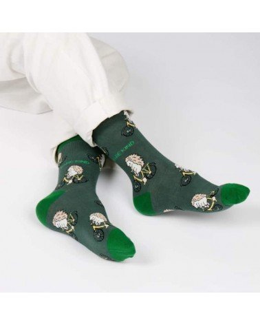 Save the hedgehogs - Bamboo Socks Bare Kind funny crazy cute cool best pop socks for women men