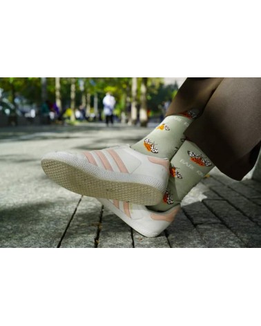 Sauvez les papillons de nuit - Chaussettes en bambou Bare Kind jolies pour femme originales pour homme chausset rigolotes dro...