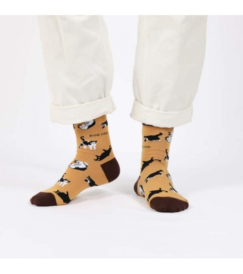 Rette die Katzen - Bambus Socken Bare Kind socke kuschelsocken für damen lustig herren farbige coole socken