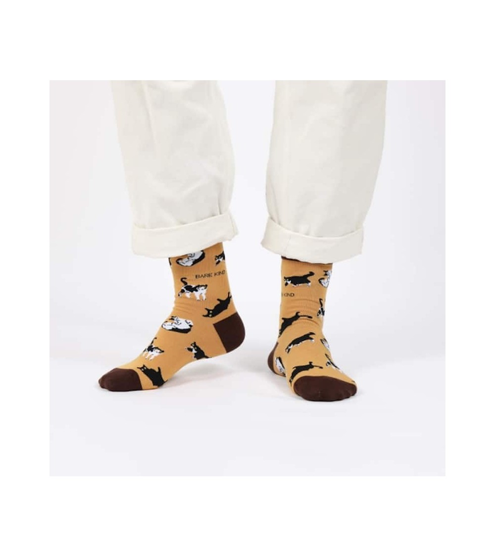 Save the cats - Bamboo Socks Bare Kind funny crazy cute cool best pop socks for women men