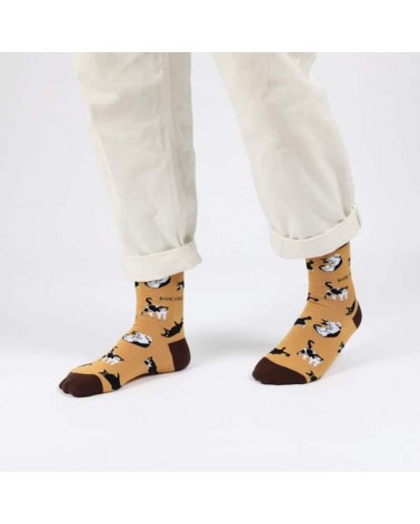 Save the cats - Bamboo Socks Bare Kind funny crazy cute cool best pop socks for women men