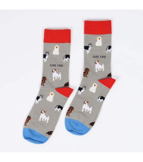 Save the dogs - Bamboo Socks Bare Kind funny crazy cute cool best pop socks for women men