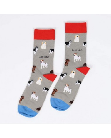 Save the dogs - Bamboo Socks Bare Kind funny crazy cute cool best pop socks for women men