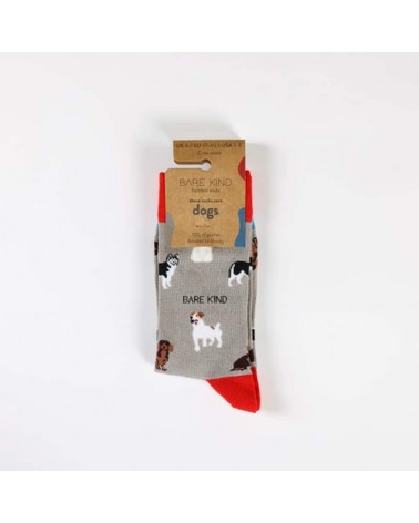 Save the dogs - Bamboo Socks Bare Kind funny crazy cute cool best pop socks for women men