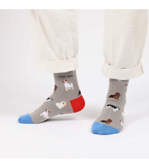 Rette die Hunde - Bambus Socken Bare Kind socke kuschelsocken für damen lustig herren farbige coole socken