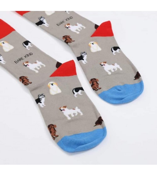 Save the dogs - Bamboo Socks Bare Kind funny crazy cute cool best pop socks for women men