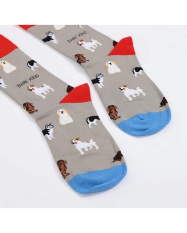 Save the dogs - Bamboo Socks Bare Kind funny crazy cute cool best pop socks for women men