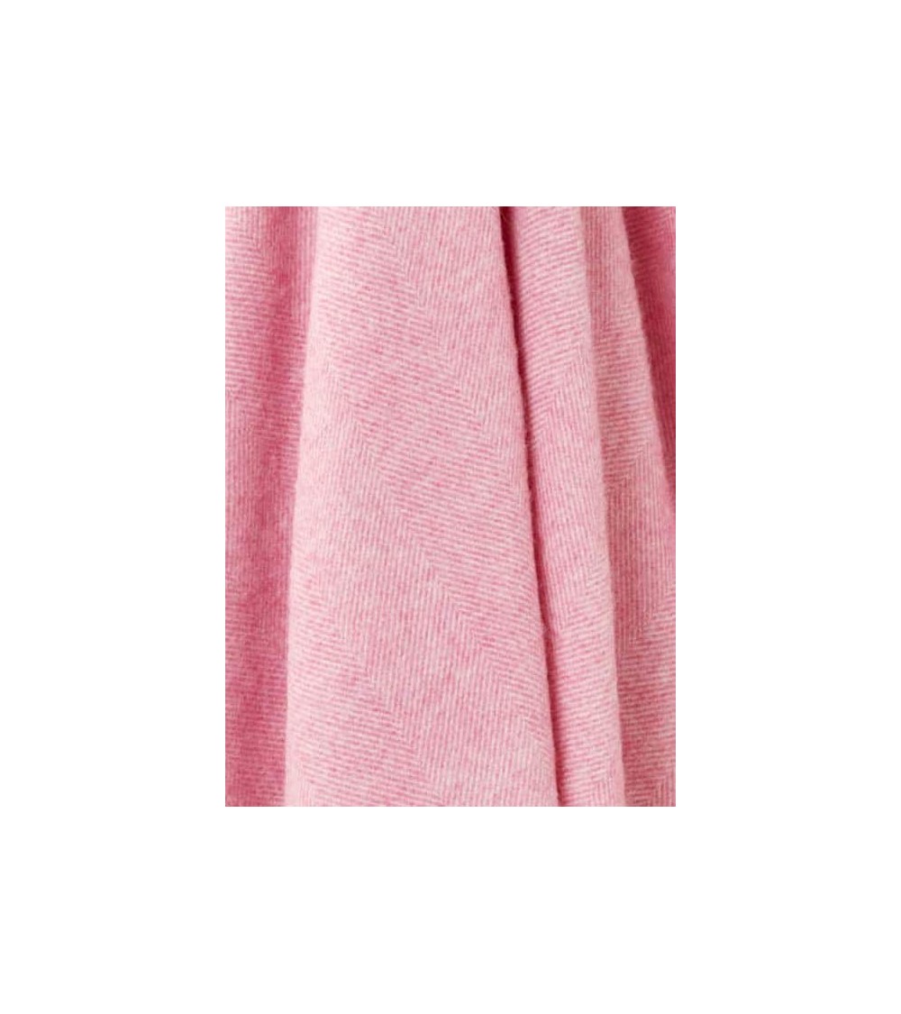 Plaid HERRINGBONE XL rosa pallido - Coperta per divano, Copriletto Bronte by Moon plaid per divano in lana coperta morbida le...