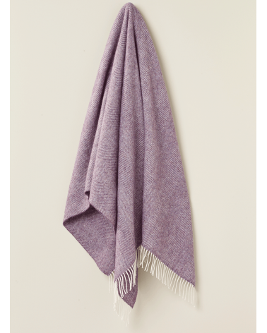Plaid HERRINGBONE XL Lavanda - Coperta per divano, Copriletto Bronte by Moon plaid per divano in lana coperta morbida letto m...