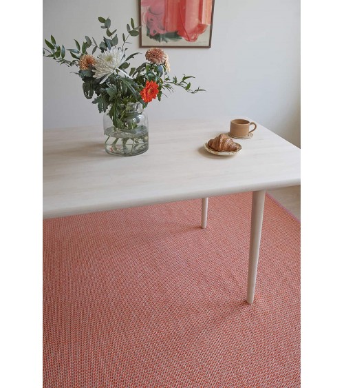 Benny Orange - Vinyl Teppich Brita Sweden küchenteppich küchenläufer waschbar waschbarer outdoor teppich Teppichläufer balkon
