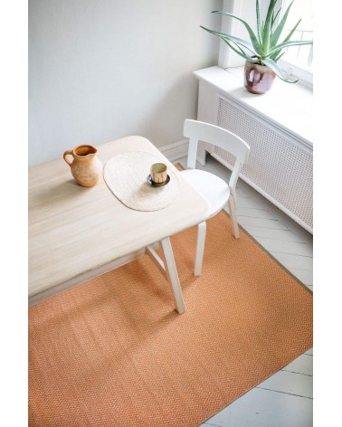 Tappeto in vinile - STRAND Arancione Brita Sweden passatoia tappeti da cucina lavabile in lavatrice per esterno